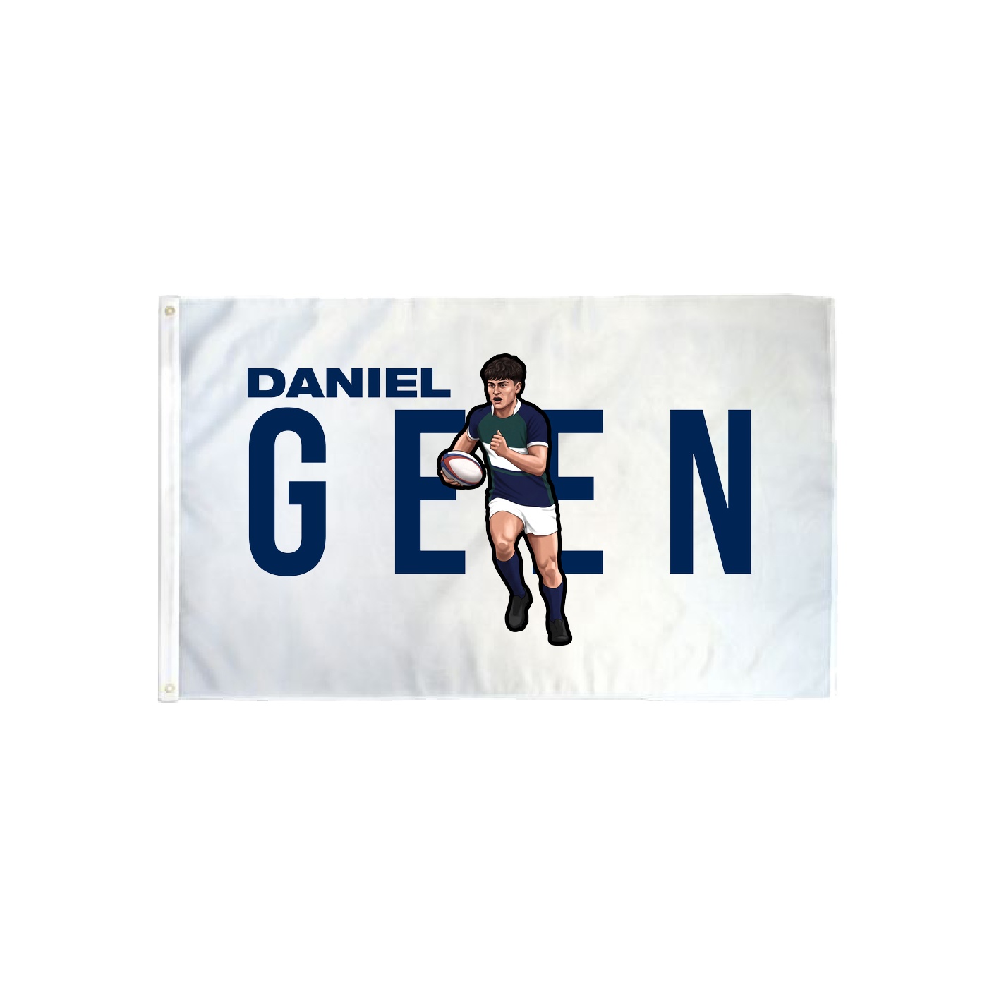 3x5 Flag — Player Name in Classic