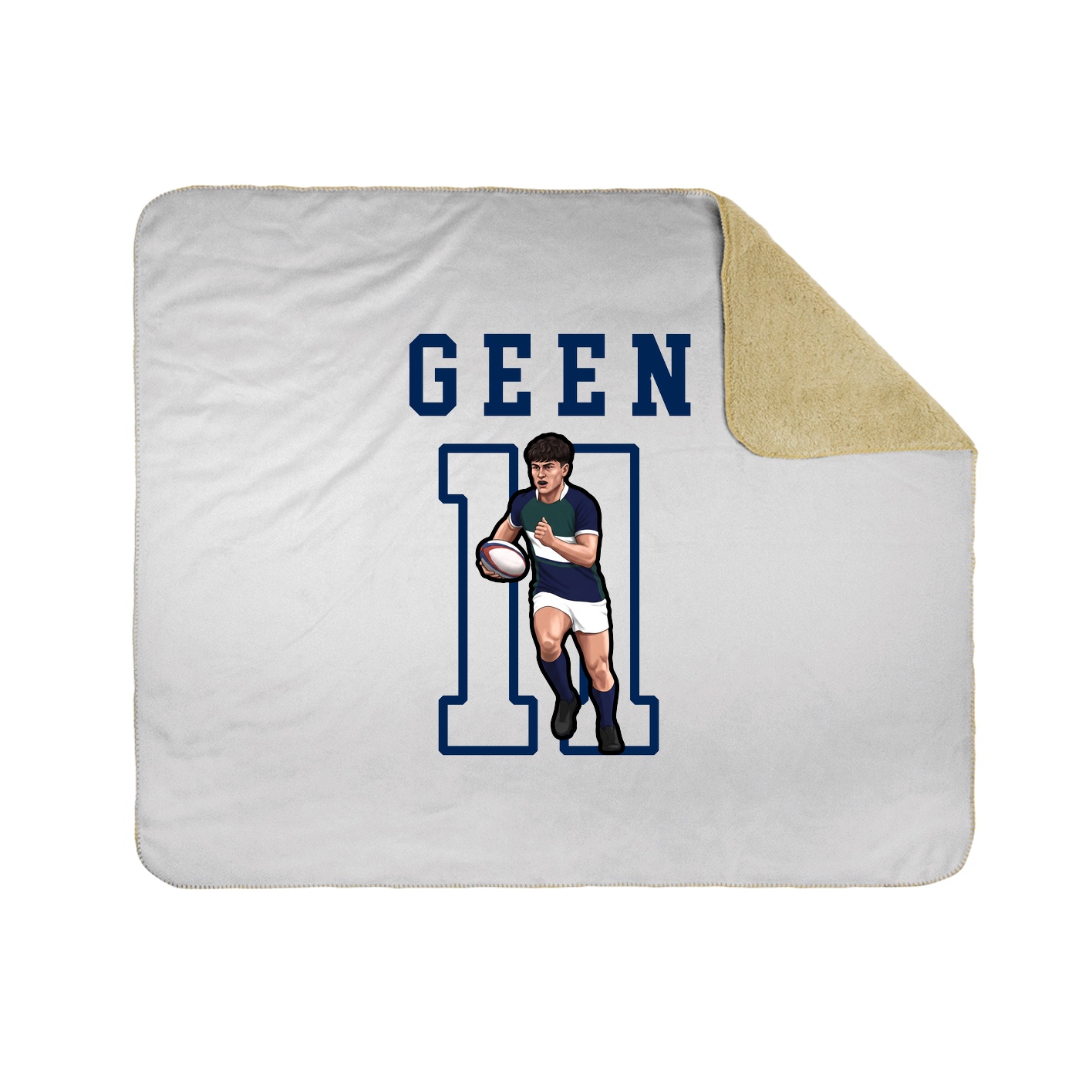 Throw Blanket — Shirsey in White