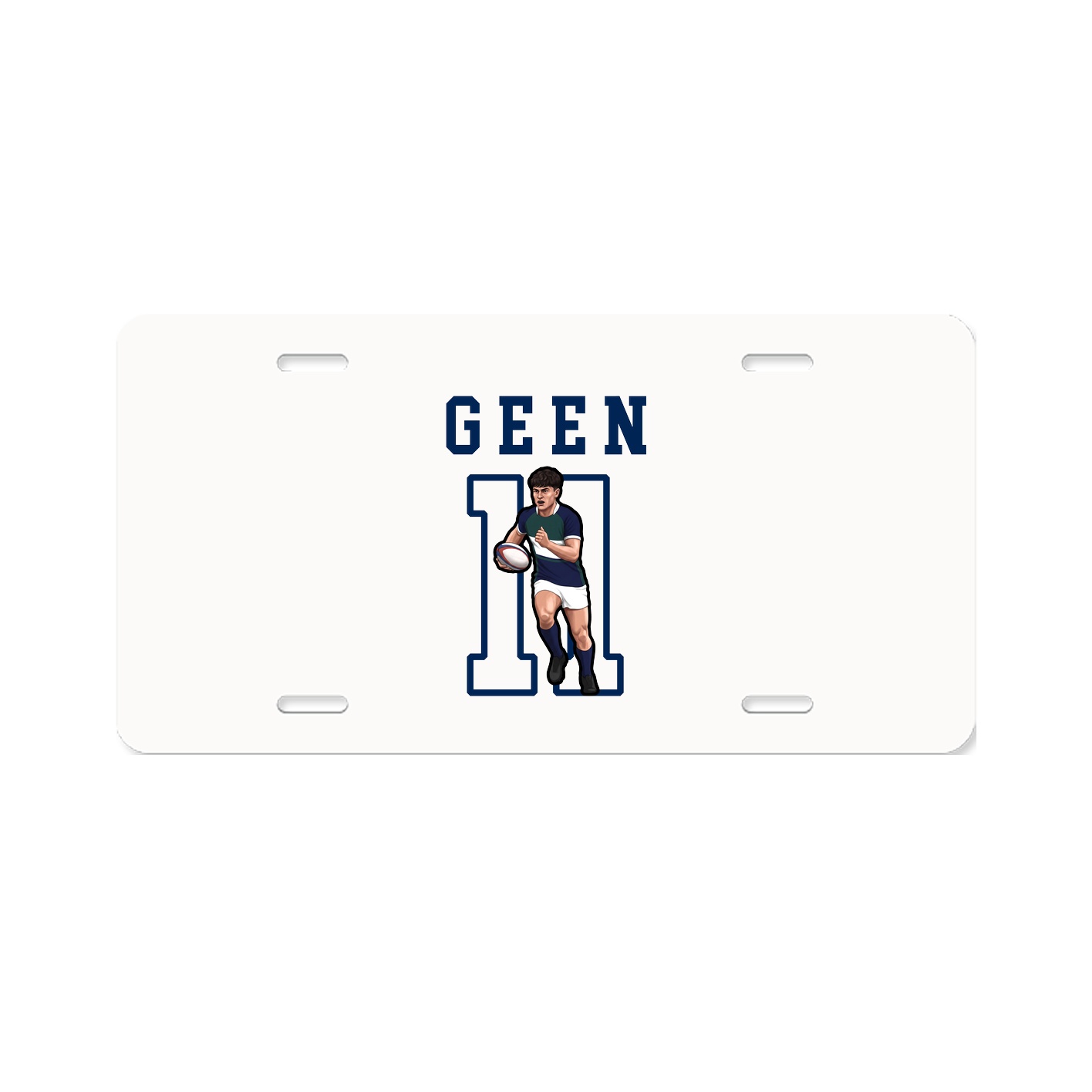 License Plate — Shirsey in Classic