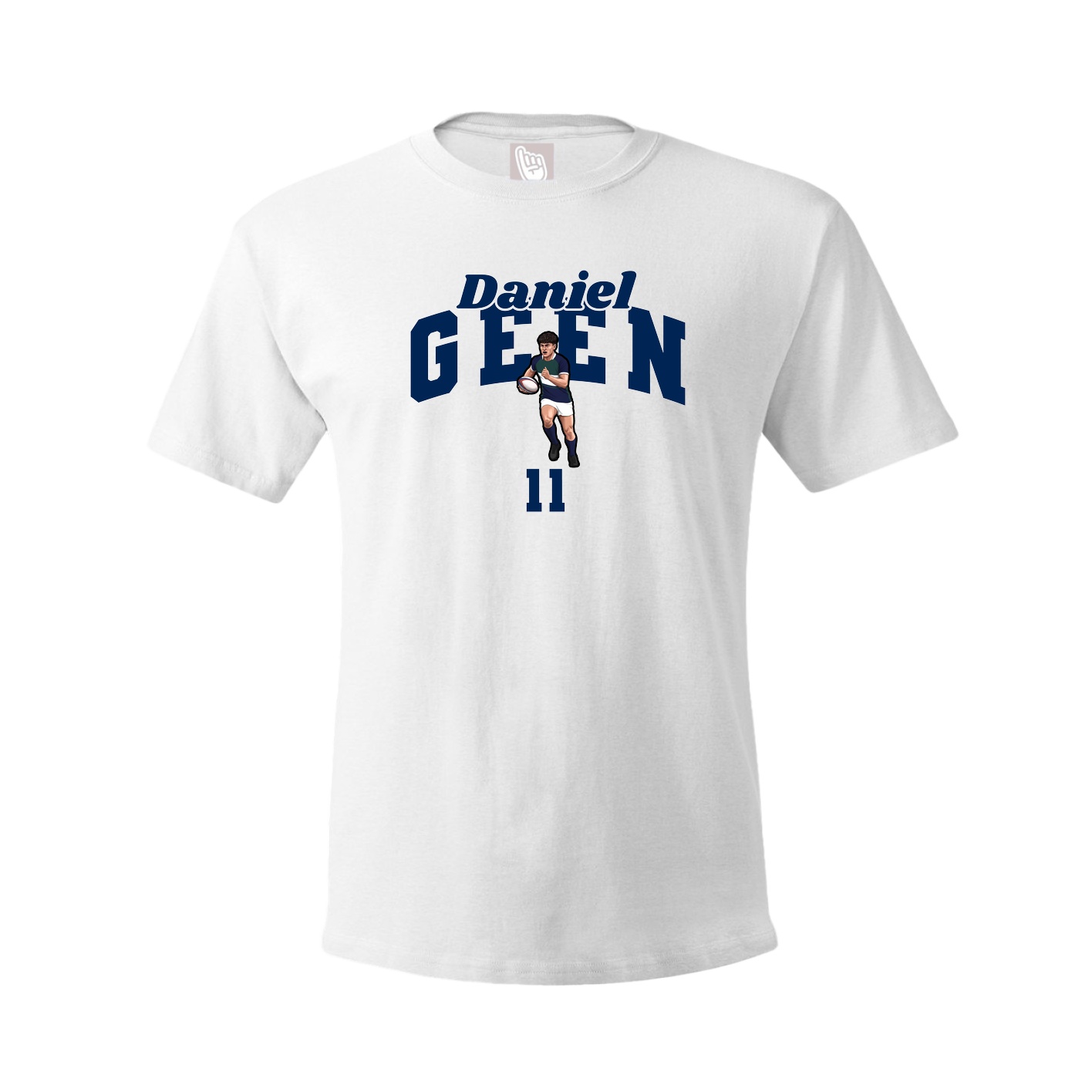 Youth Tee — Signature Arch in White