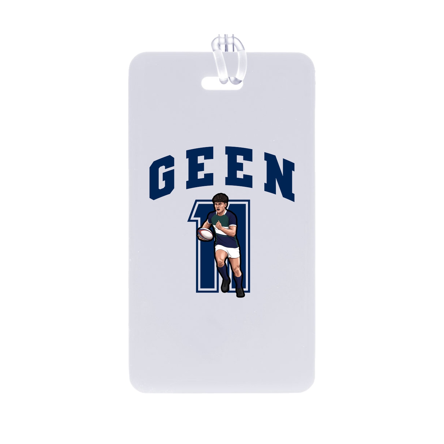 Bag Tag — Number in Classic