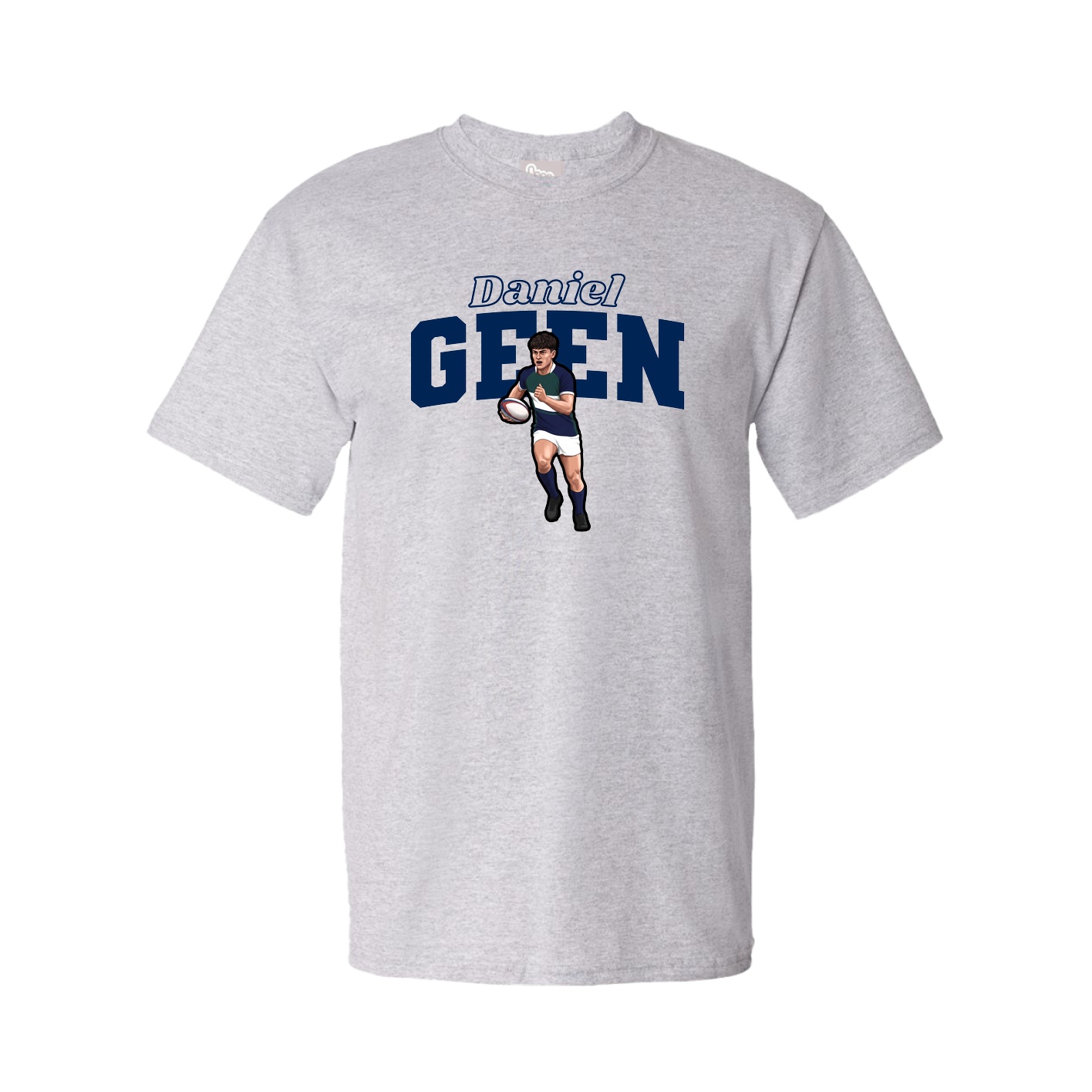 Tee — Name Arch in Grey