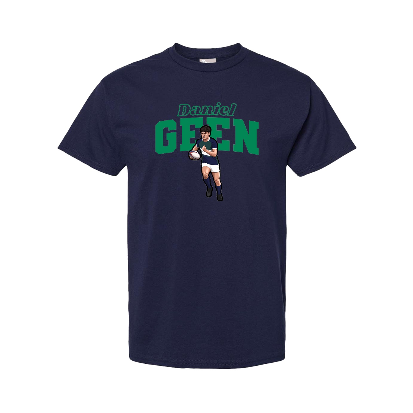 Youth Tee — Name Arch in Navy