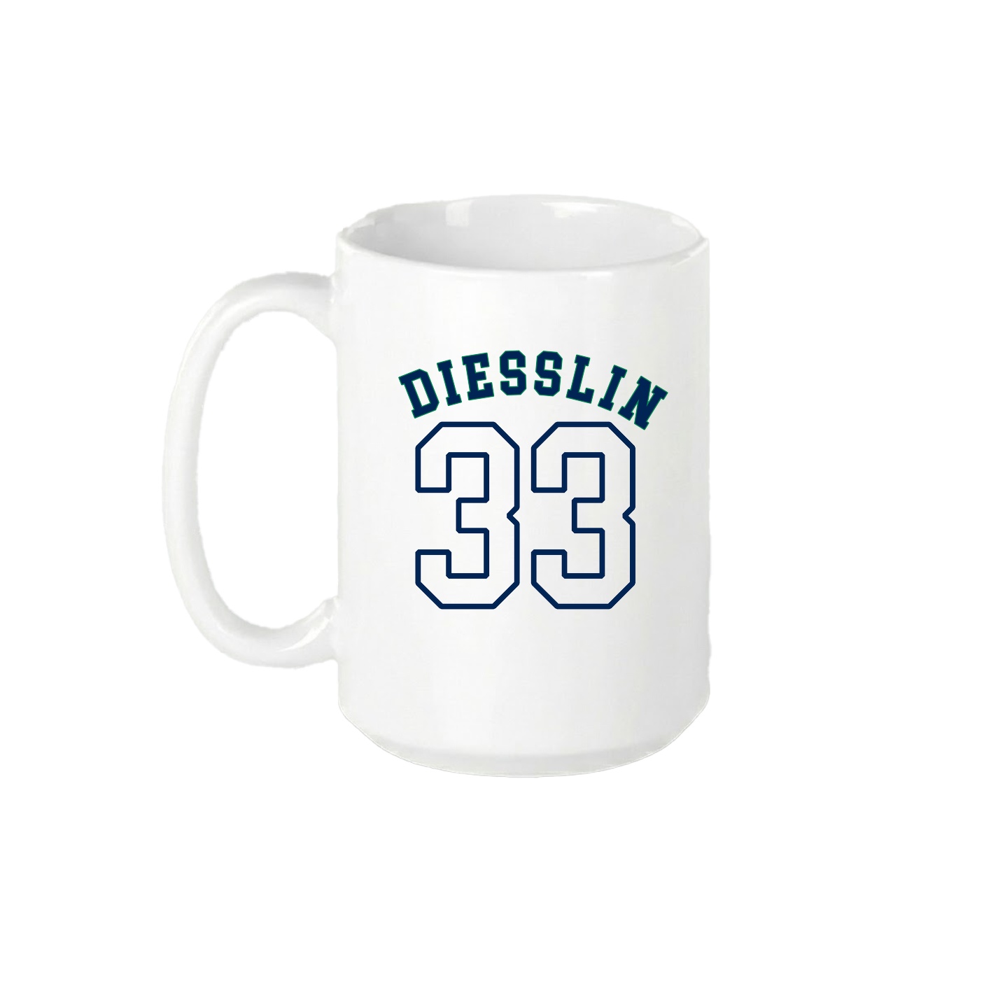 15oz Coffee Mug — Shirsey Arch in White