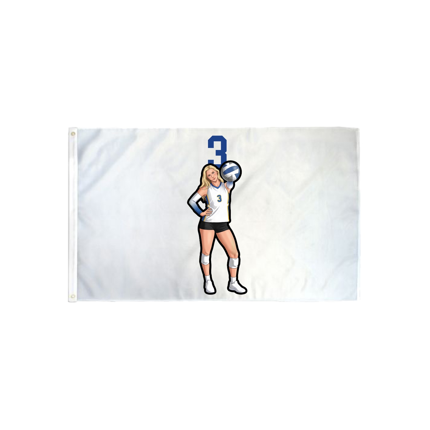 3x5 Flag — Number Top in Classic