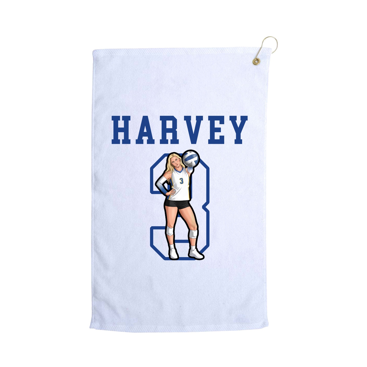 Golf Towel — Shirsey in White