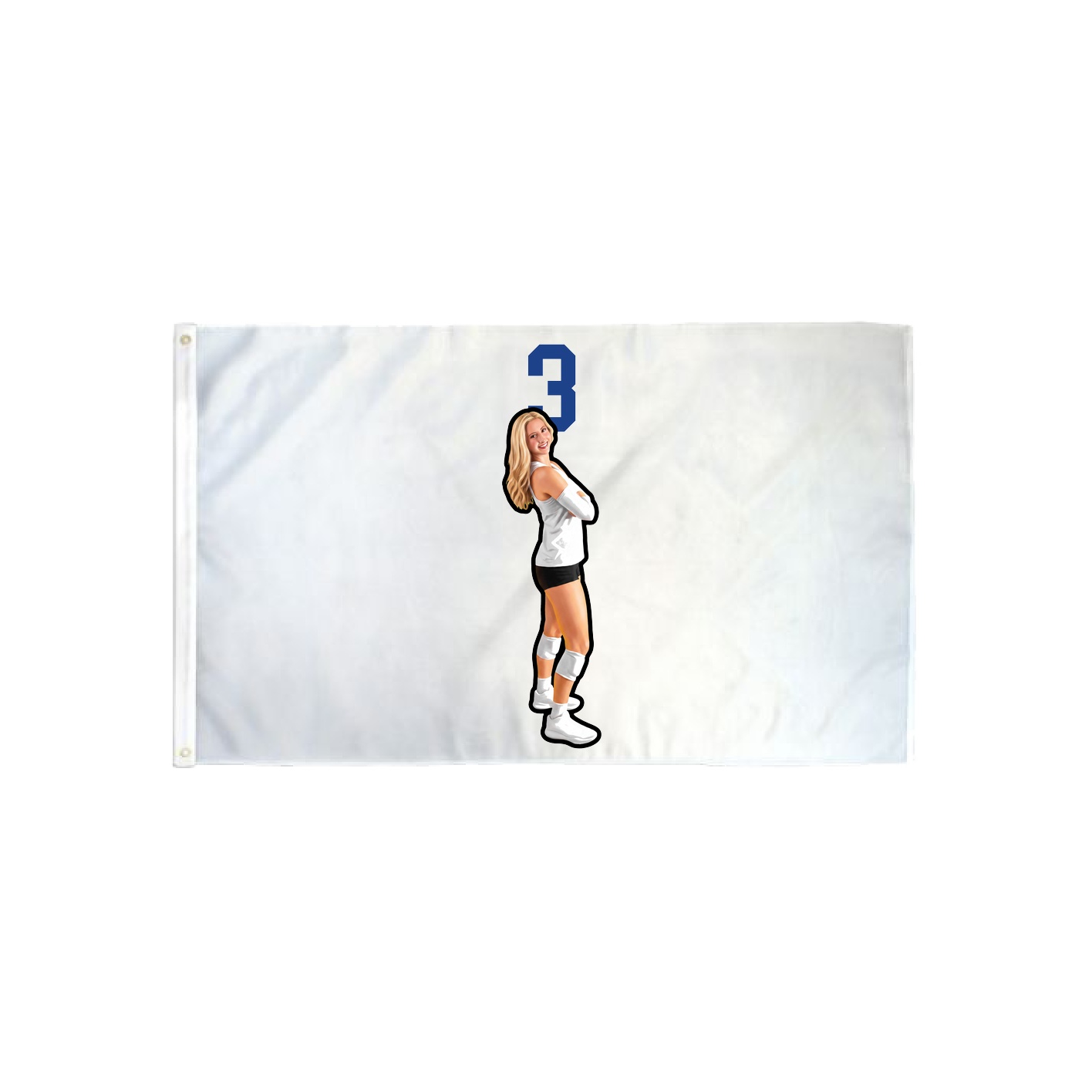 3x5 Flag — Number Top in Classic