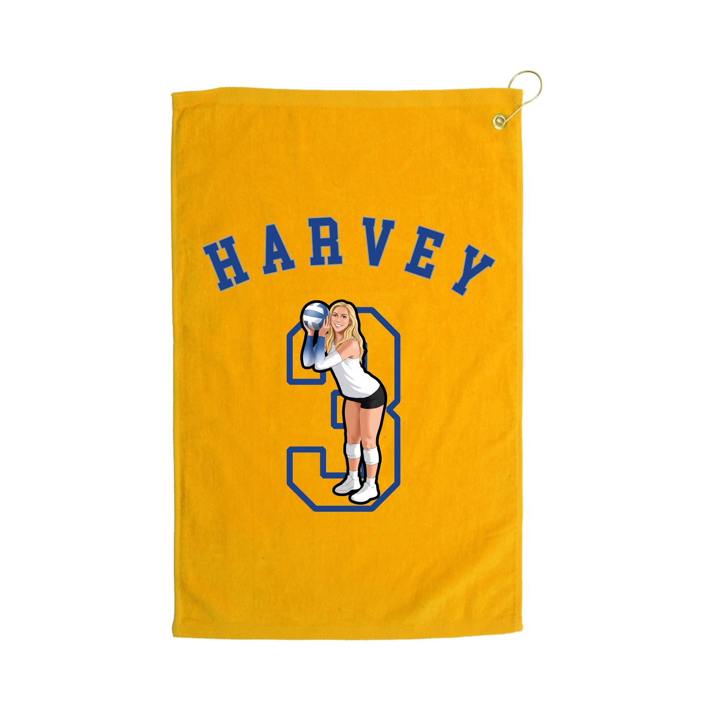 Golf Towel — Shirsey Arch in Gold