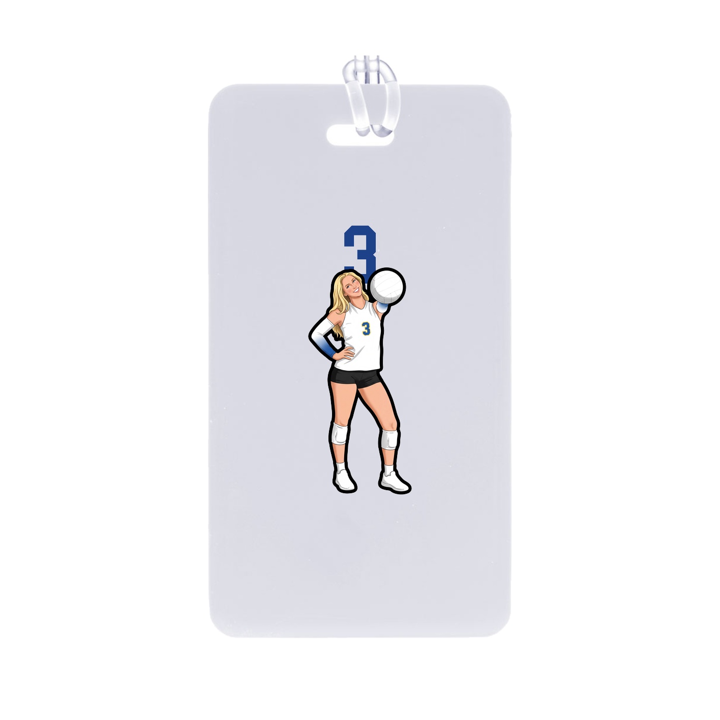 Bag Tag — Number Top in Classic