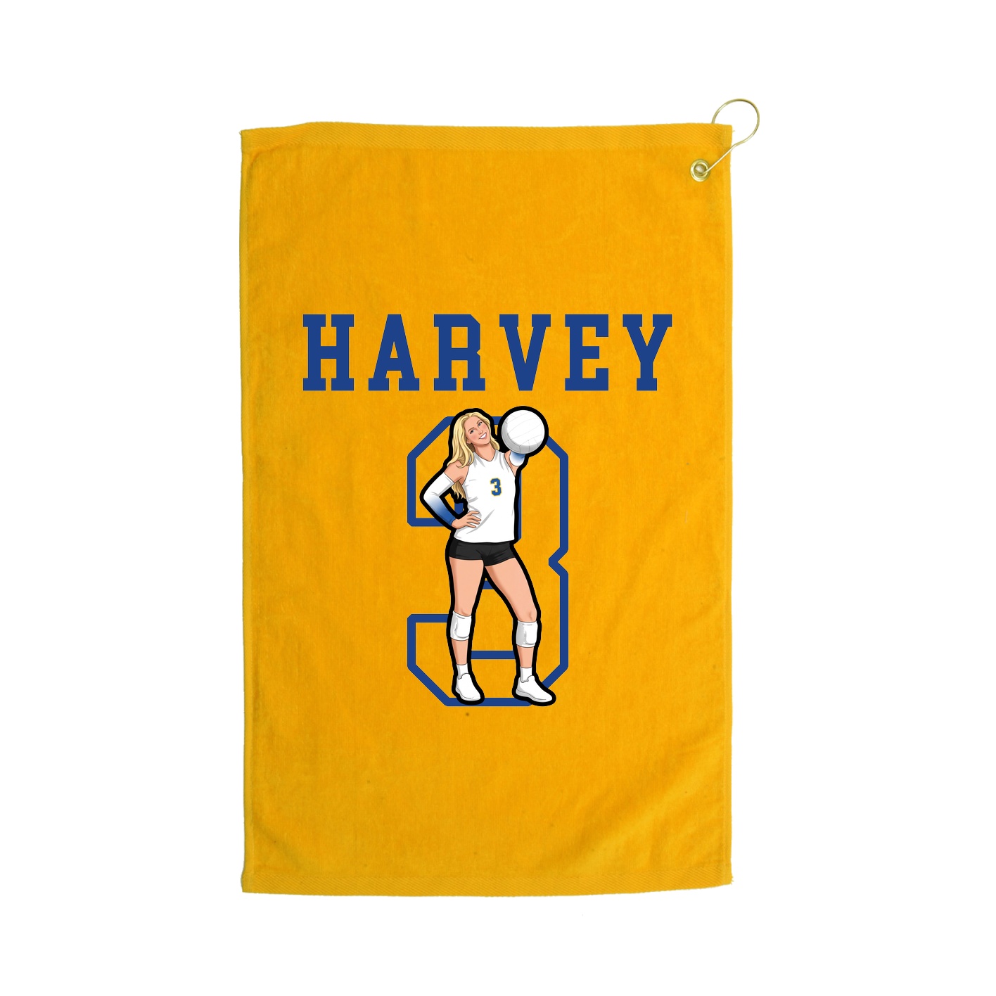 Golf Towel — Shirsey in Gold