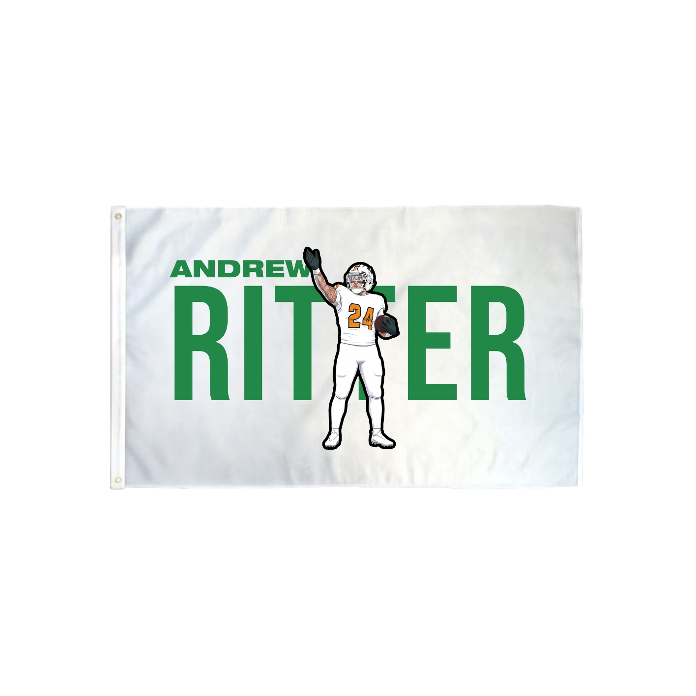 3x5 Flag — Player Name in Classic