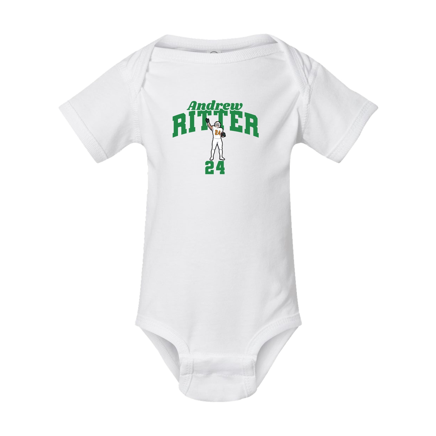 Baby Onesie — Signature Arch in White
