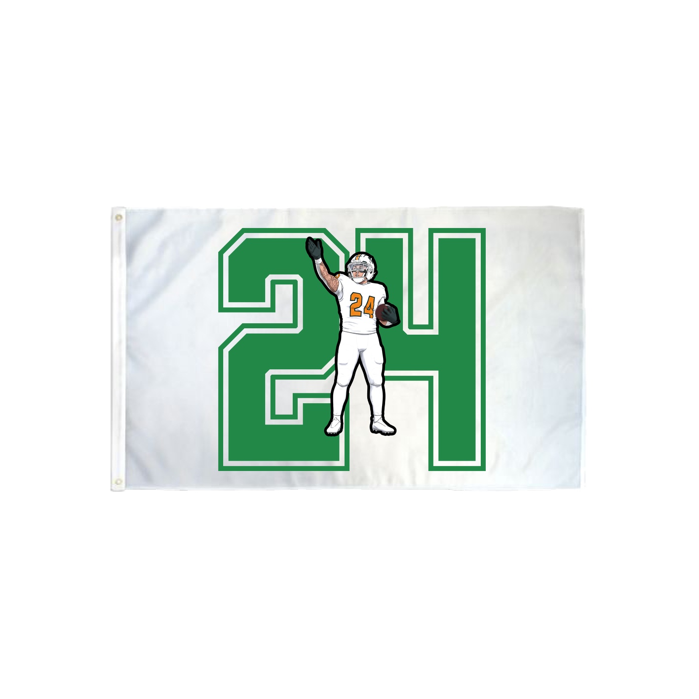 3x5 Flag — Number in Classic