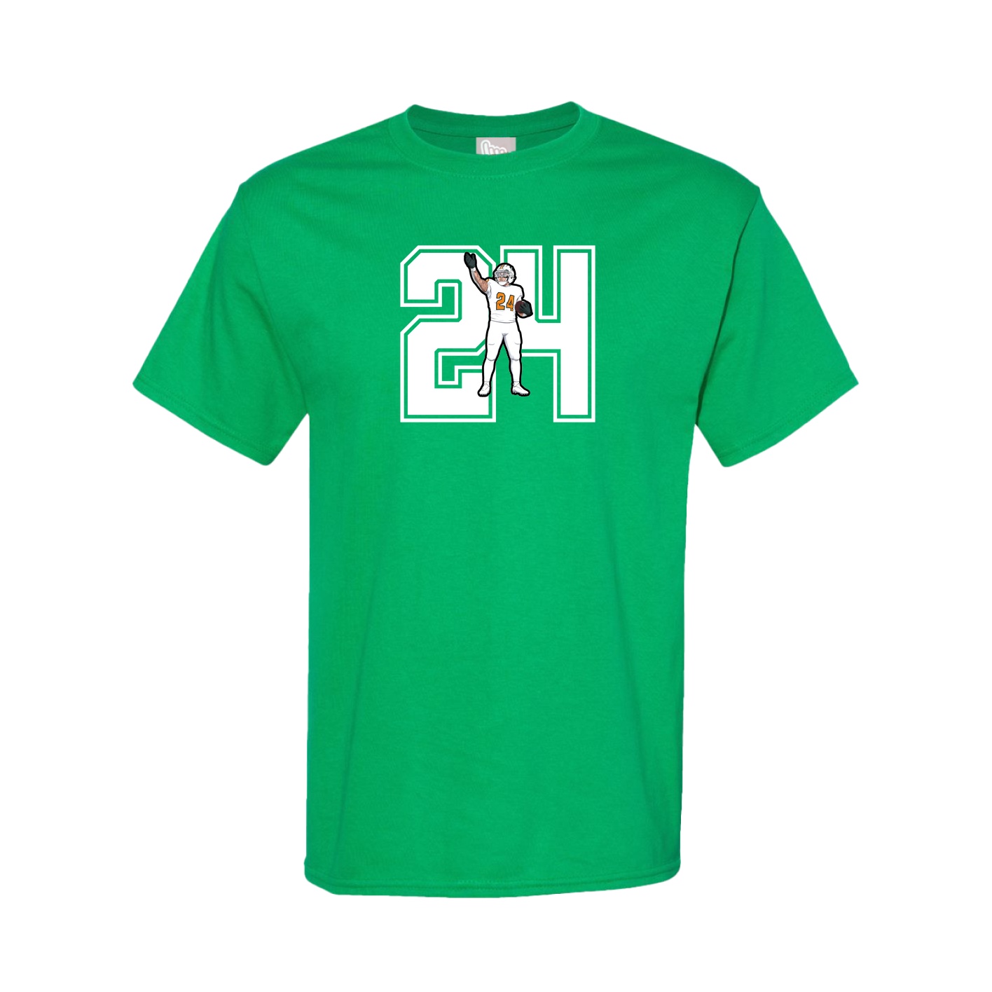 Tee — Number in Green