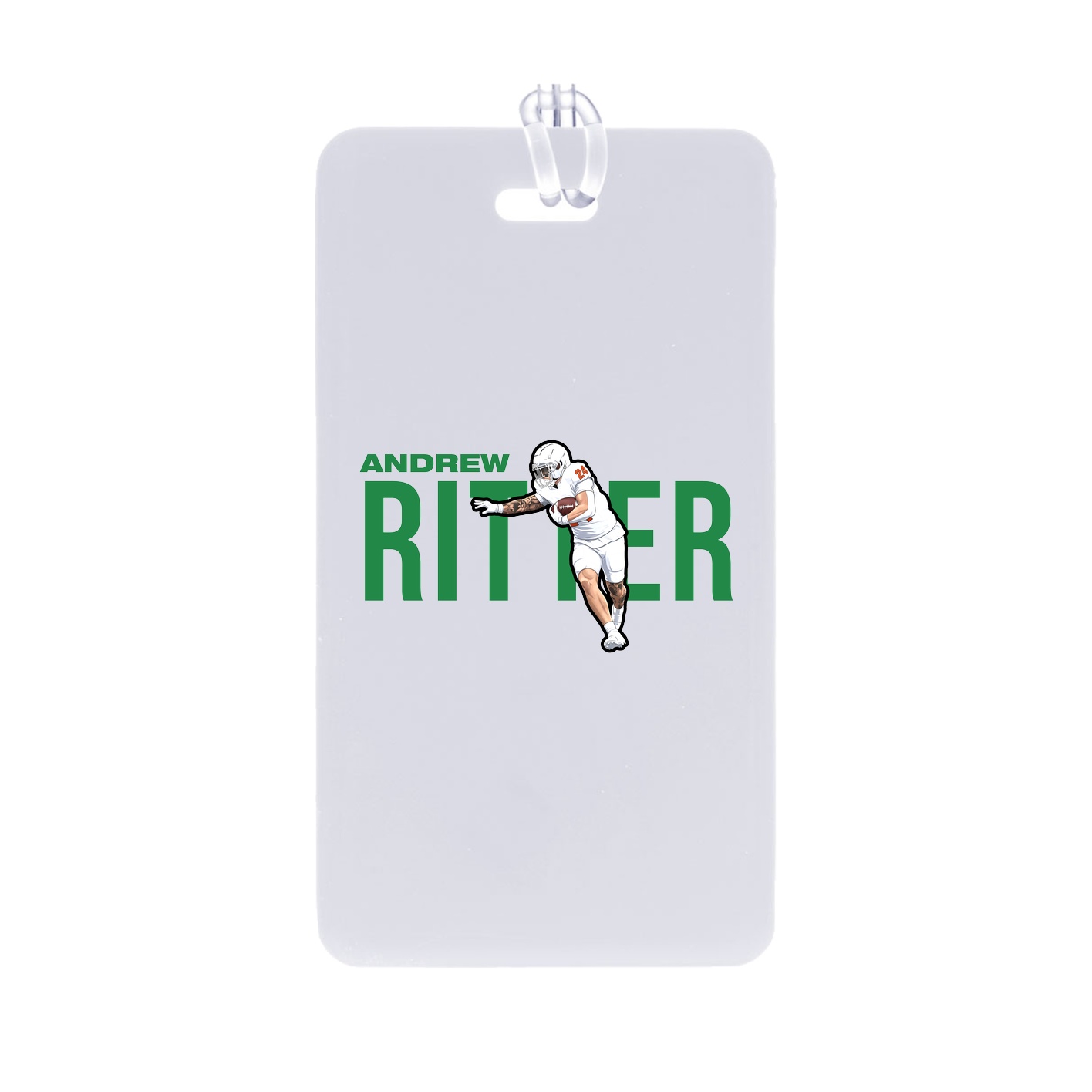 Bag Tag — Player Name in Classic