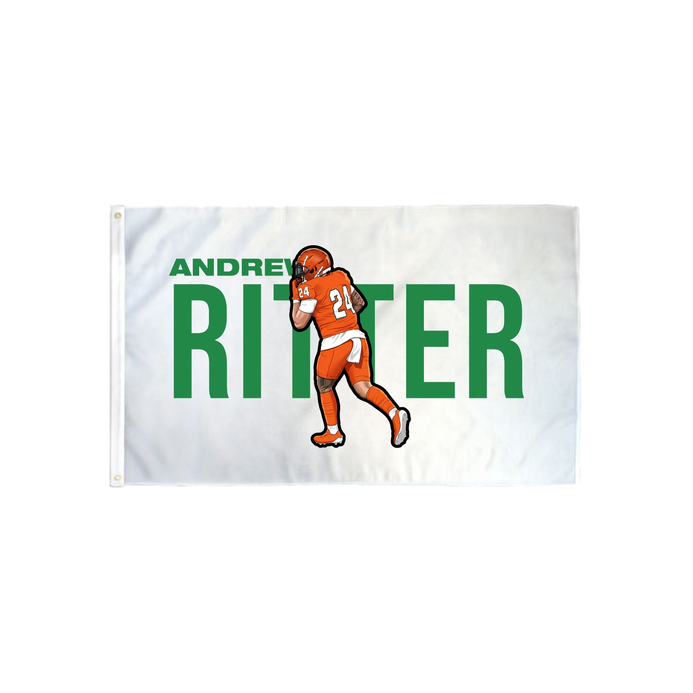 3x5 Flag — Player Name in Classic