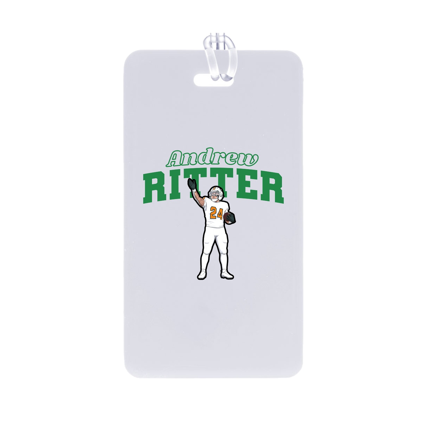 Bag Tag — Name Arch in Classic