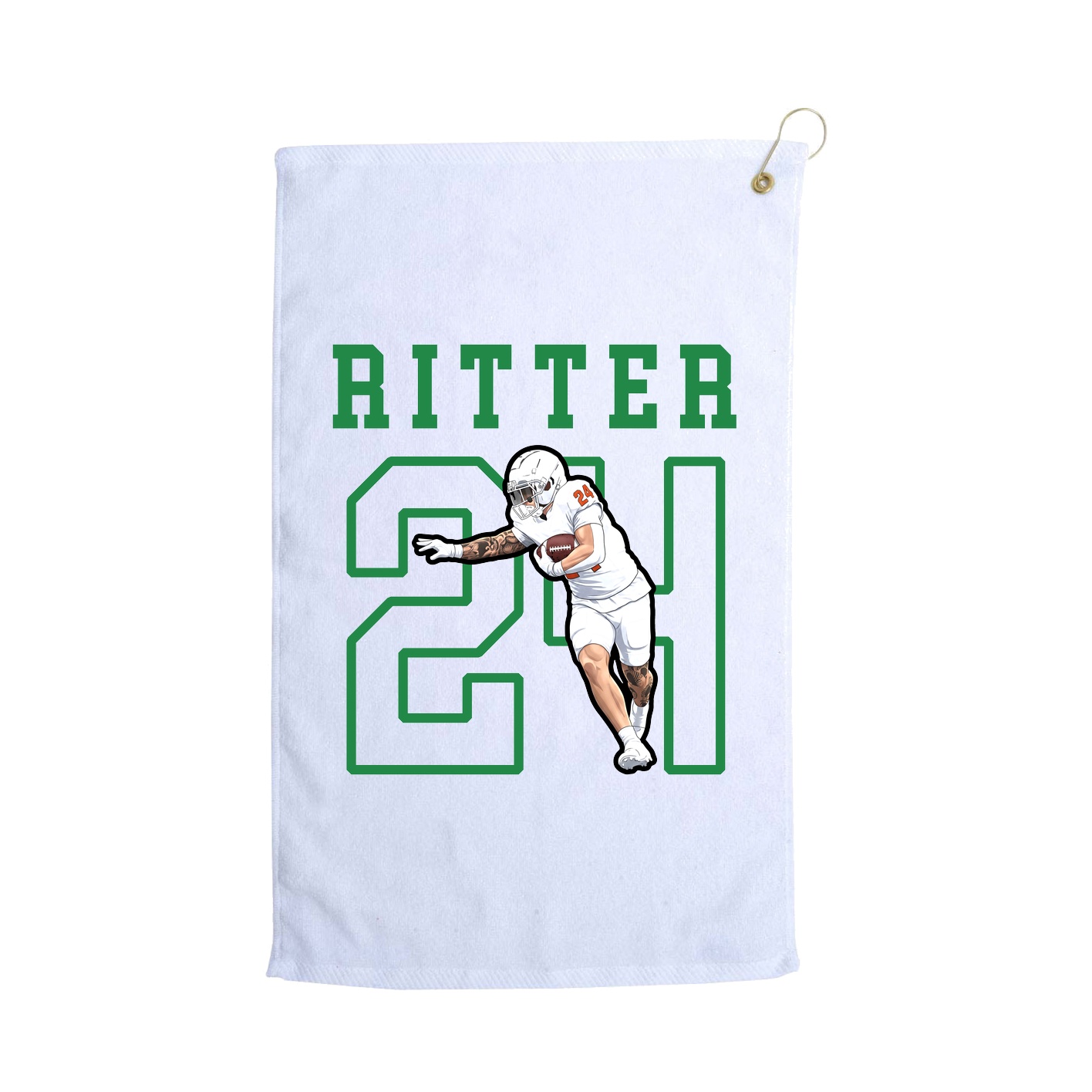 Golf Towel — Shirsey in White