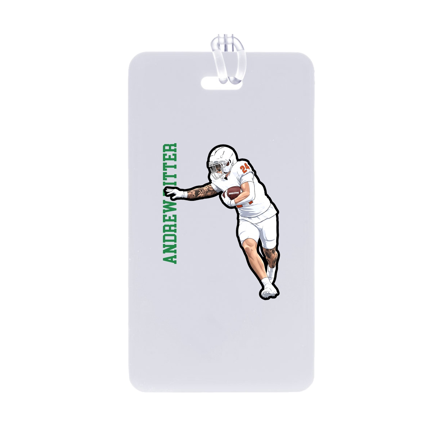 Bag Tag — Name Vertical in Classic
