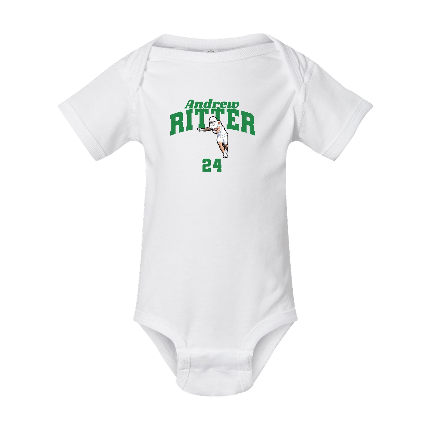 Baby Onesie — Signature Arch in White