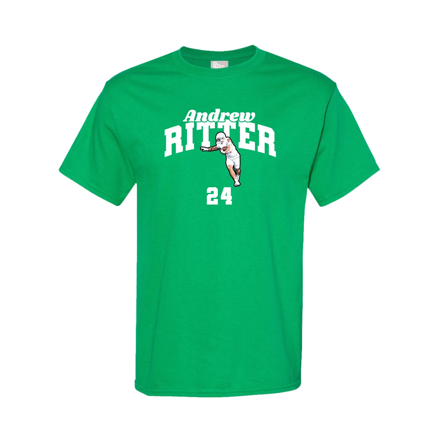 Youth Tee — Signature Arch in Green