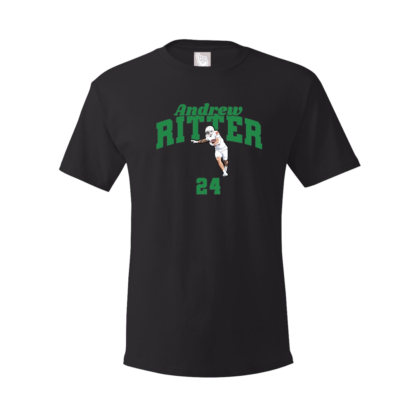 Youth Tee — Signature Arch in Black
