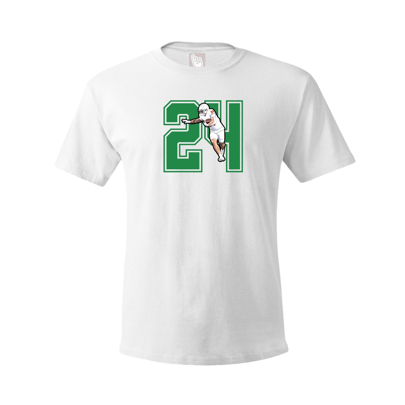 Tee — Number in White