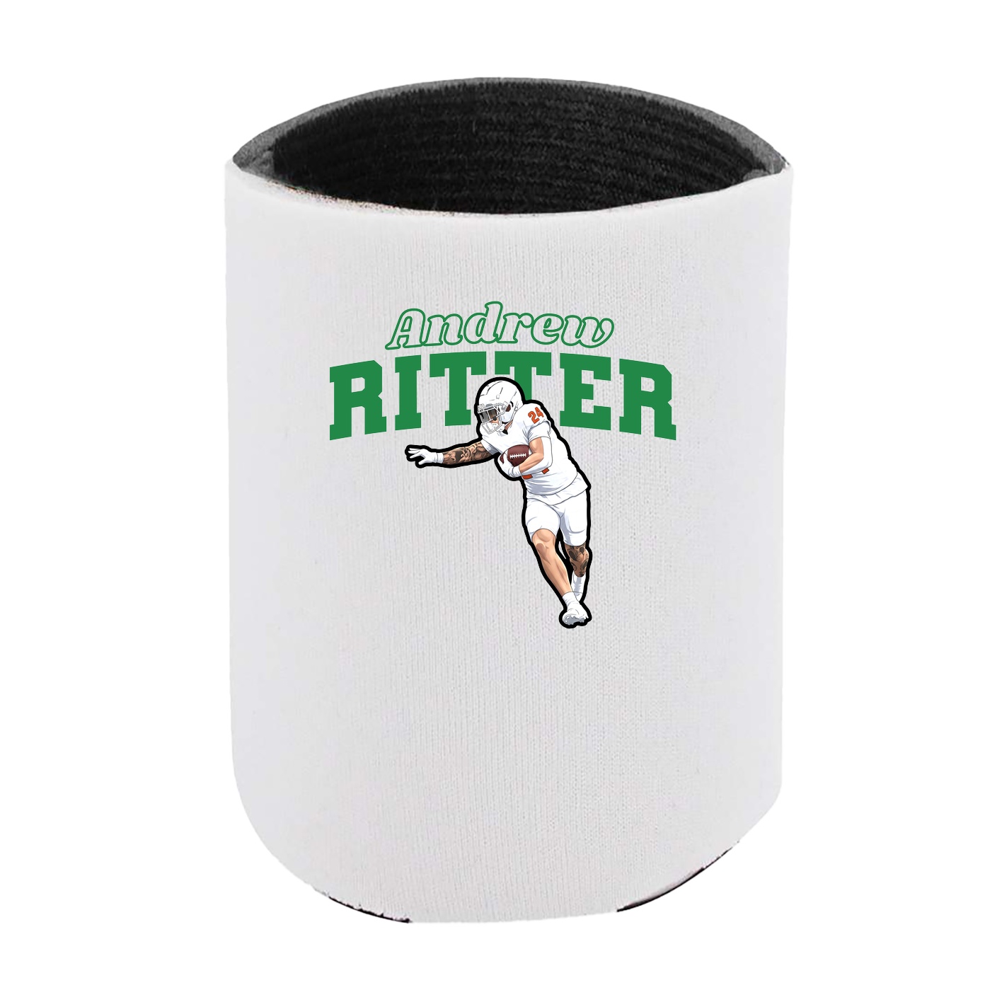 Can Holder — Name Arch in White