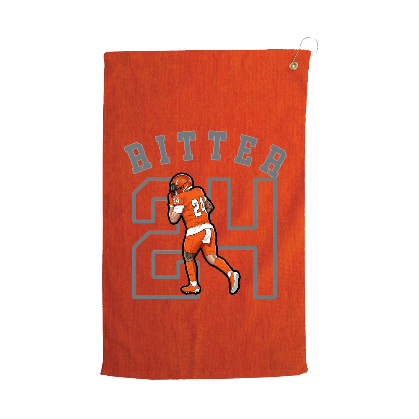 Golf Towel — Shirsey Arch in Orange