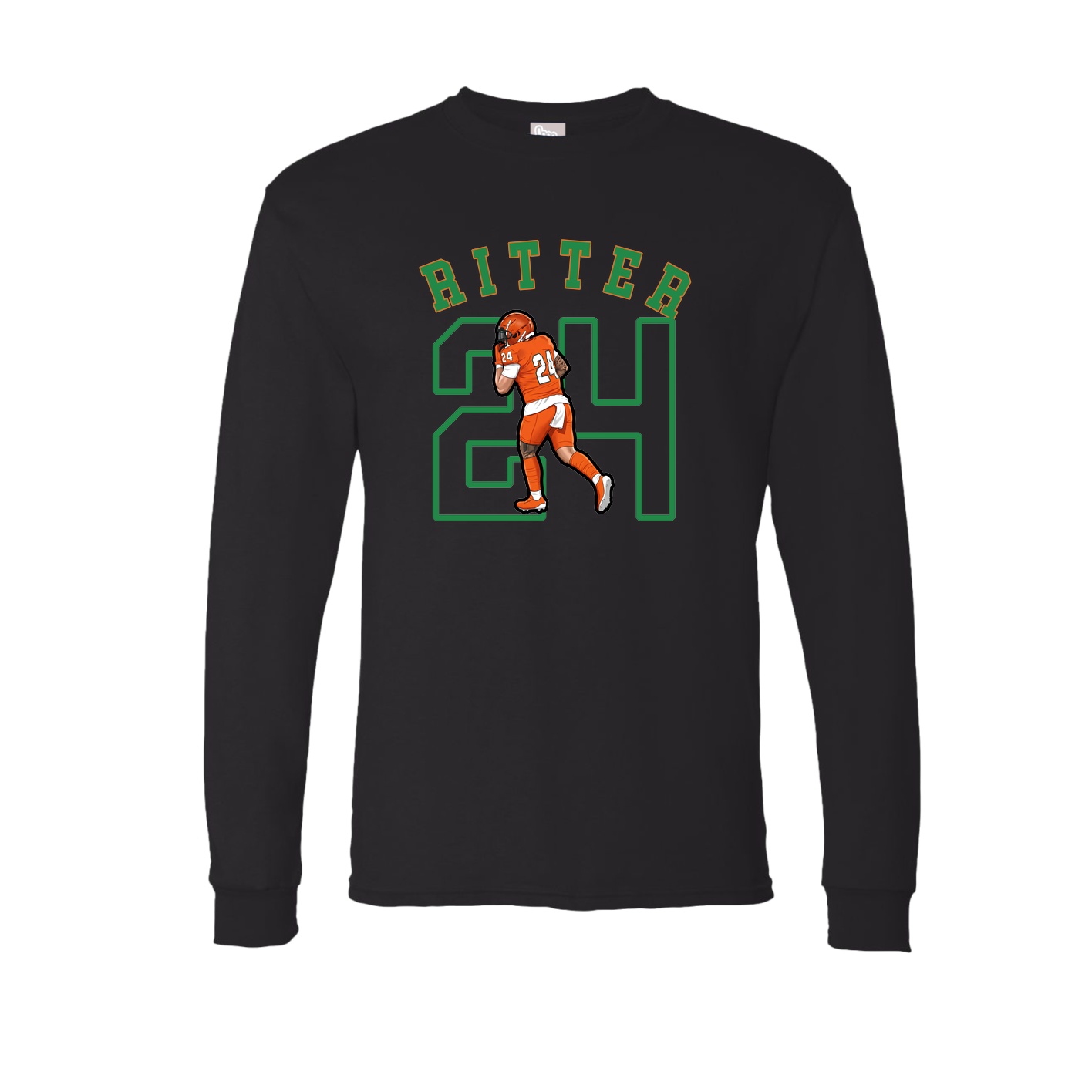 Long Sleeve Tee — Shirsey Arch in Black
