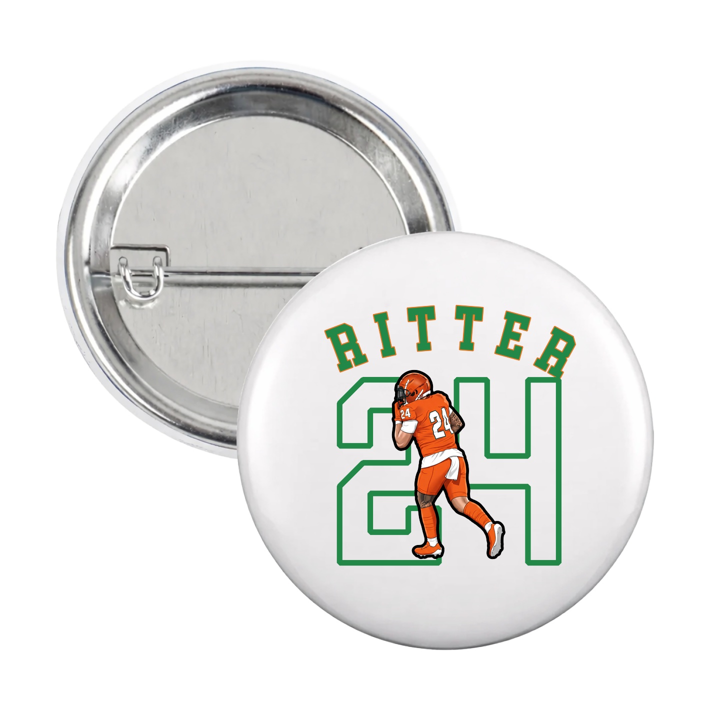 Game Day Button — Shirsey Arch in White