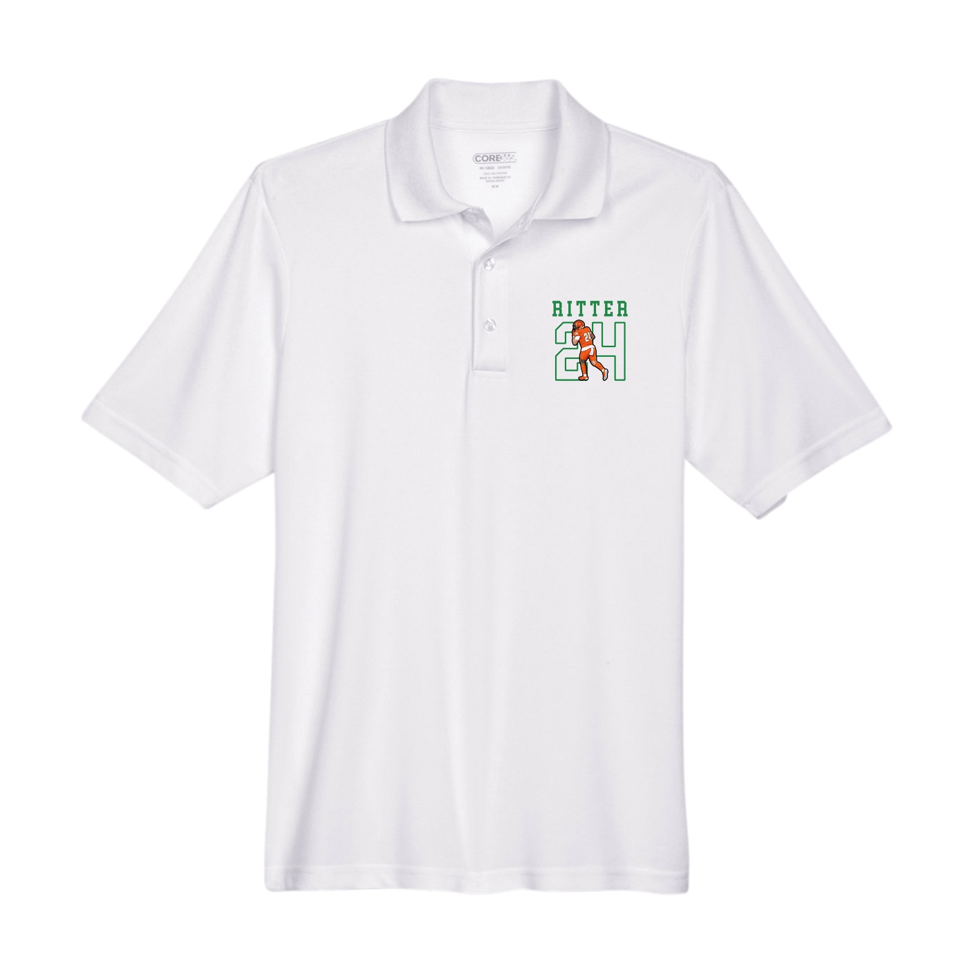 Performance Polo — Shirsey in White
