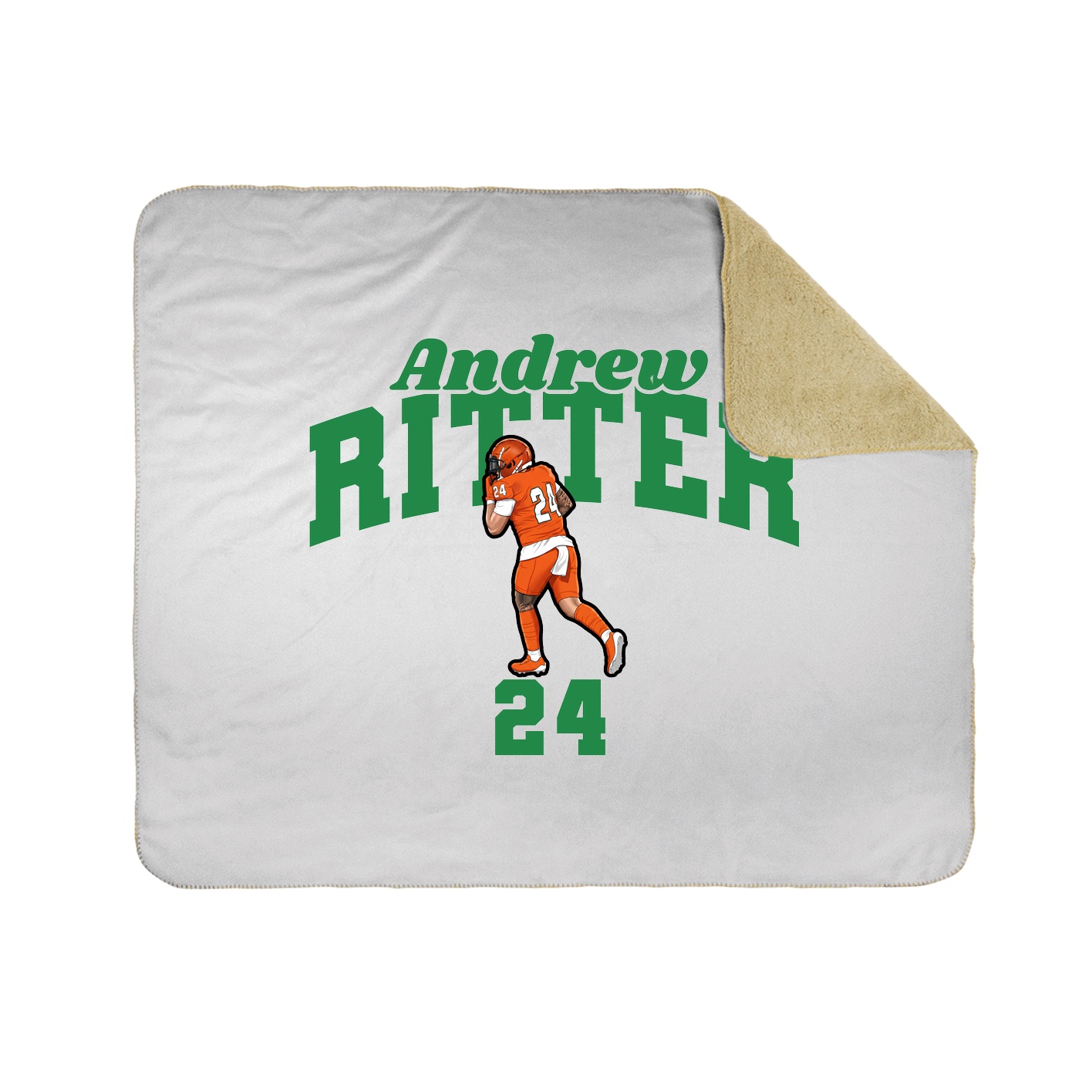 Throw Blanket — Signature Arch in White