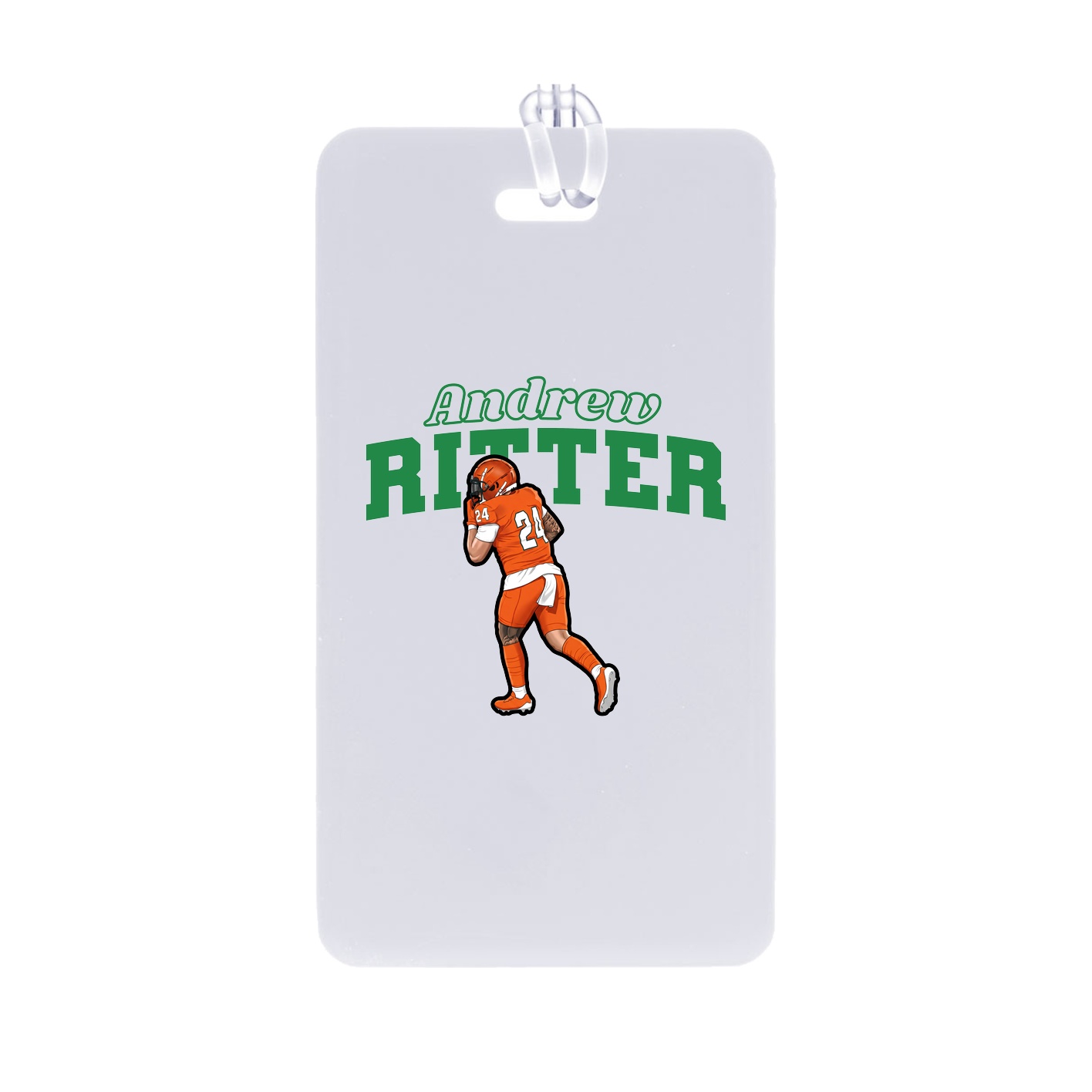 Bag Tag — Name Arch in Classic
