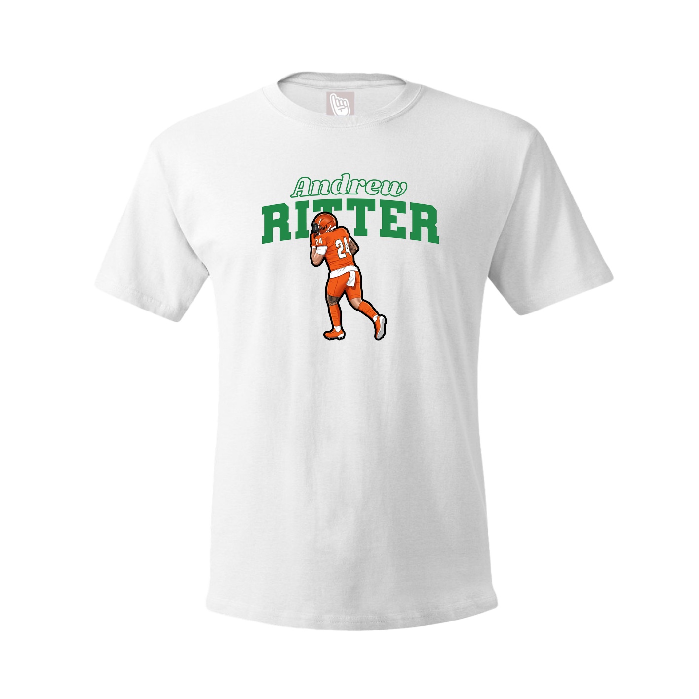 Tee — Name Arch in White