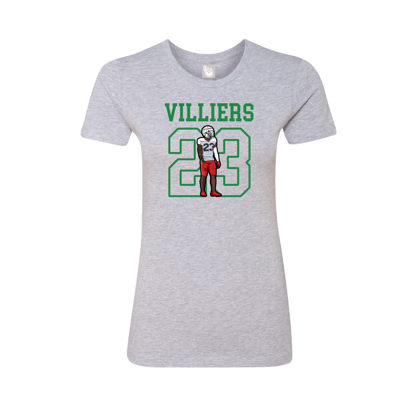Fitted Women's Tee — Shirsey in Grey