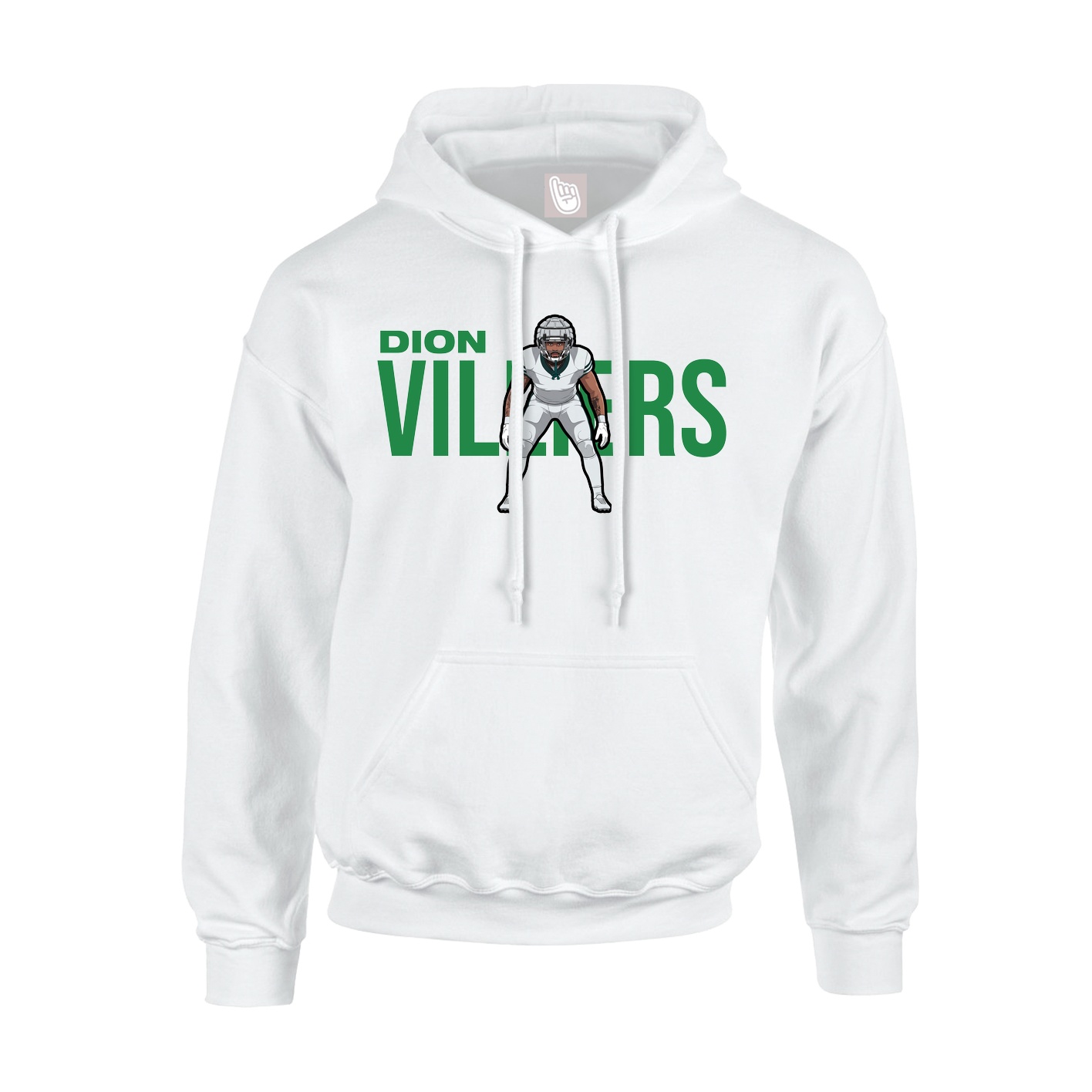 Hoodie — Player Name in White
