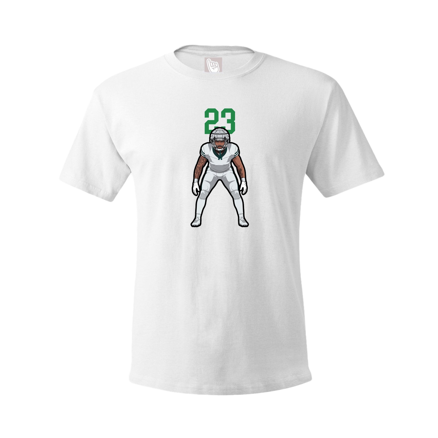 Tee — Number Top in White