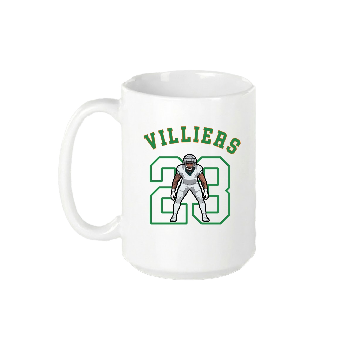 15oz Coffee Mug — Shirsey Arch in White