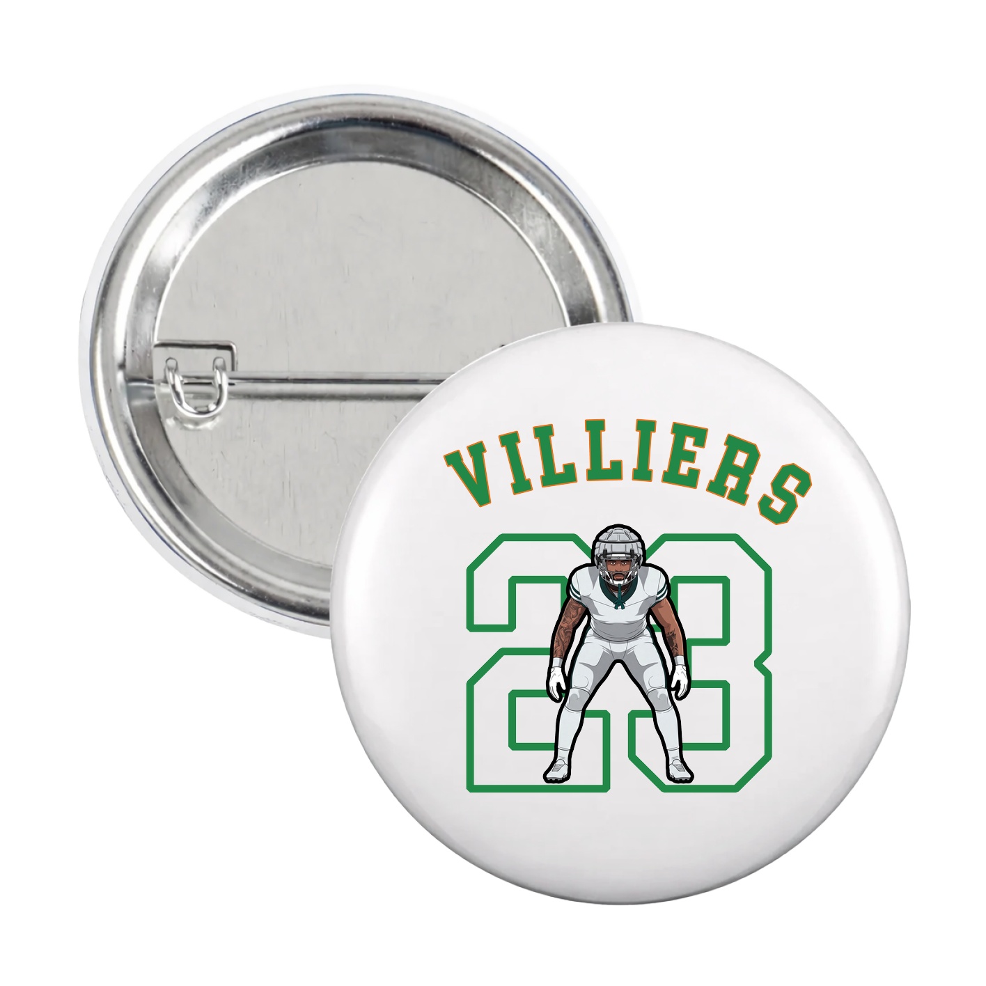Game Day Button — Shirsey Arch in White