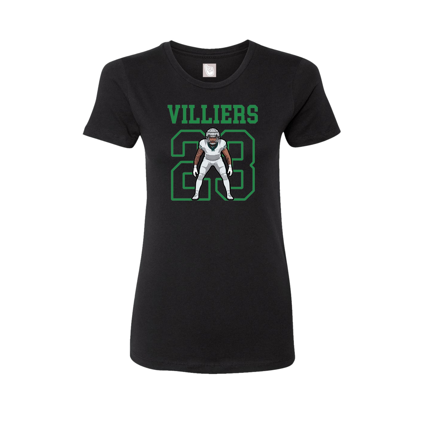 Fitted Women's Tee — Shirsey in Black