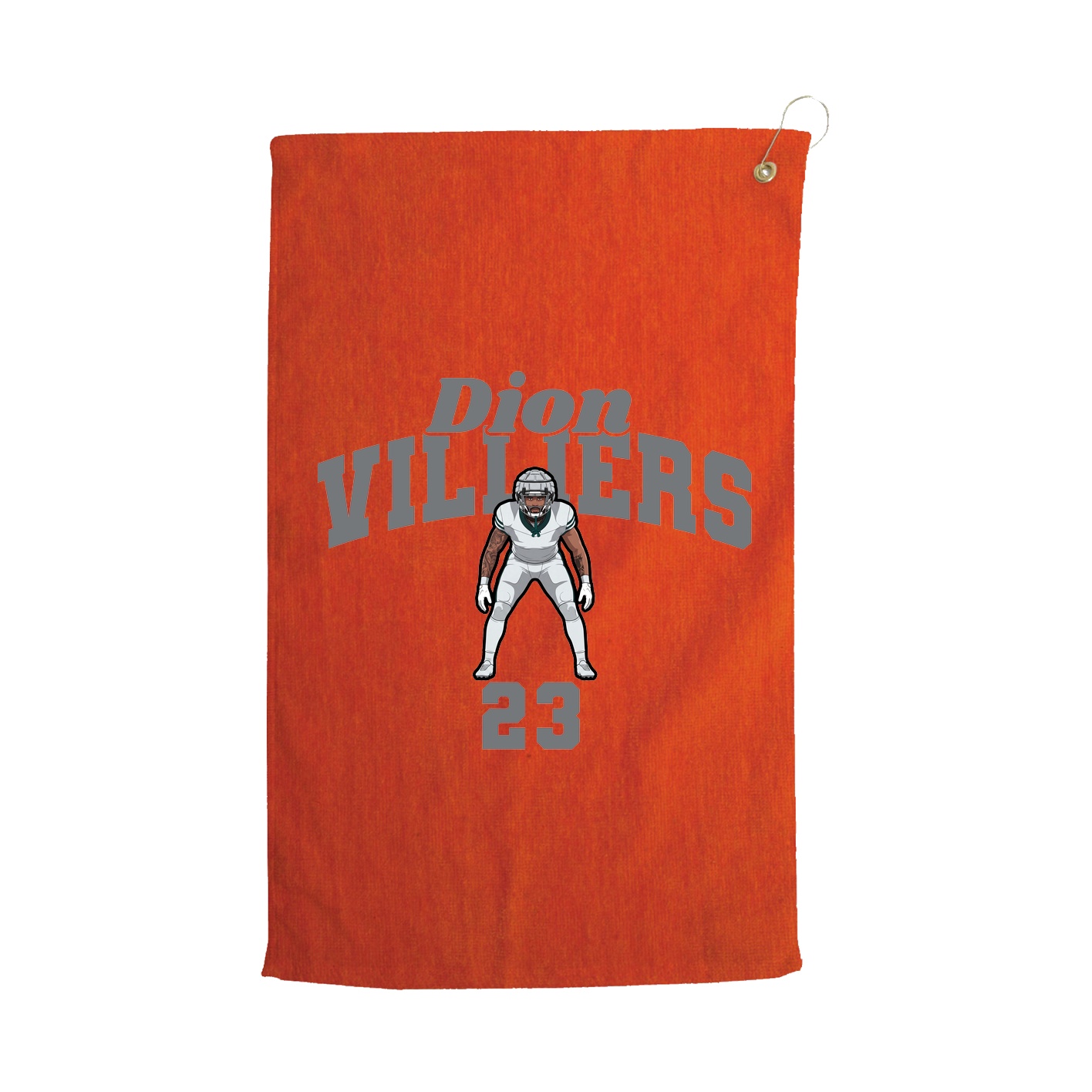 Golf Towel — Signature Arch in Orange