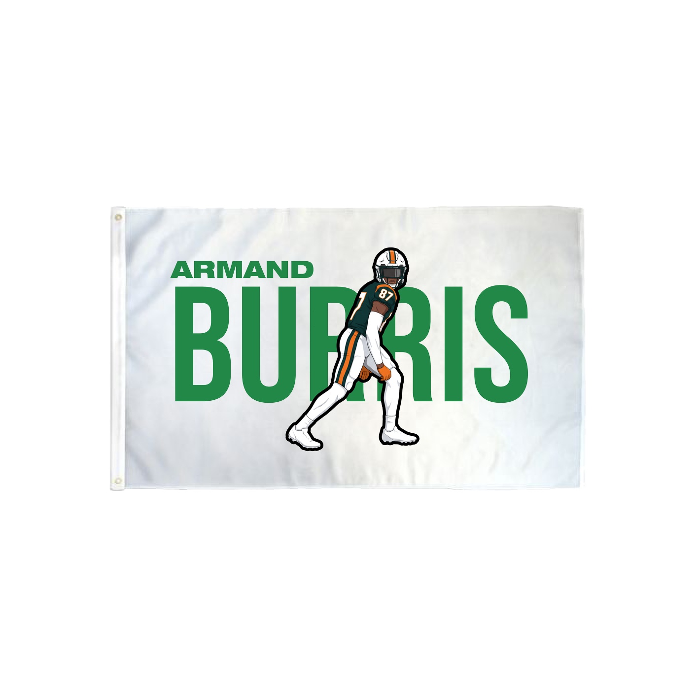 3x5 Flag — Player Name in Classic