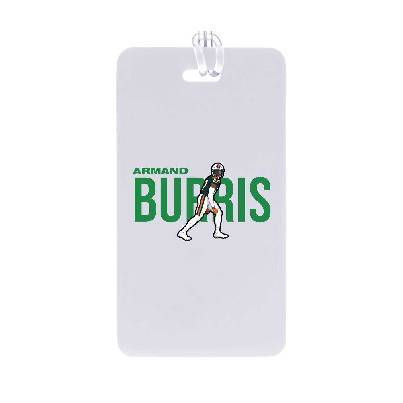 Bag Tag — Player Name in Classic