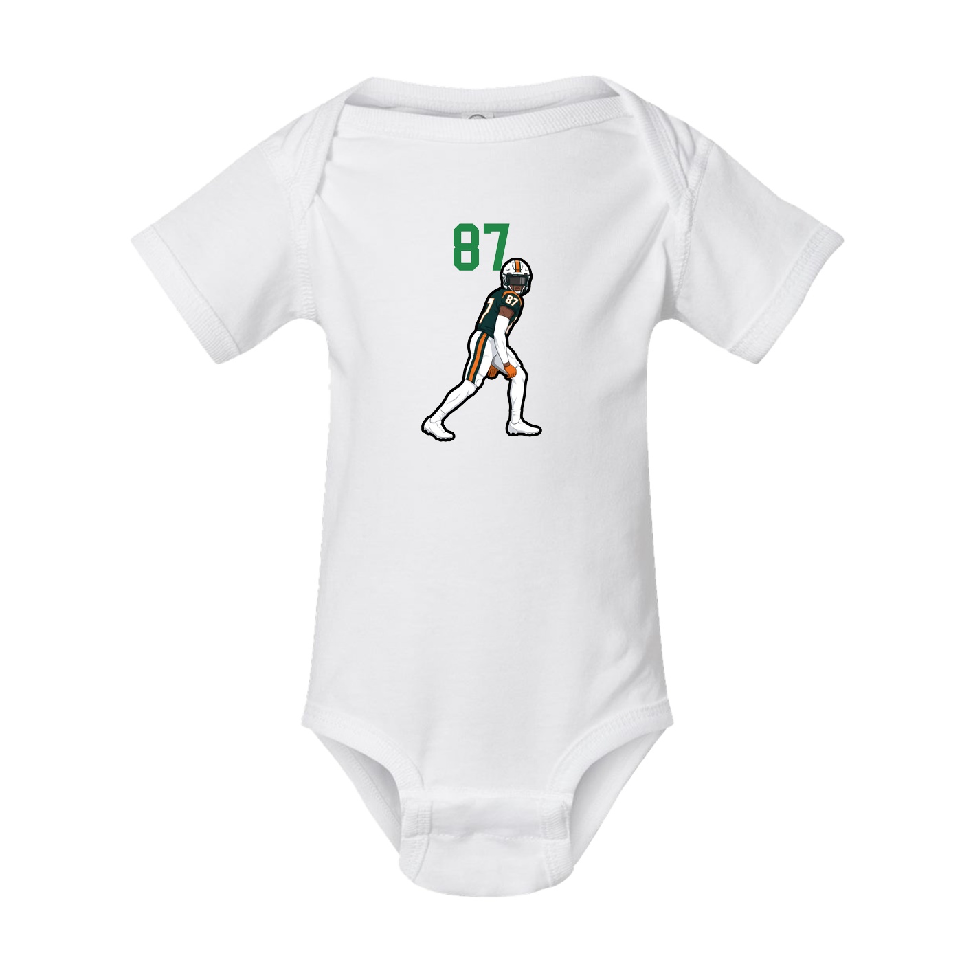 Baby Onesie — Number Top in White