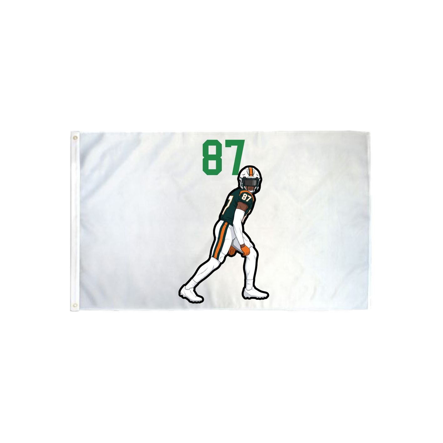3x5 Flag — Number Top in Classic