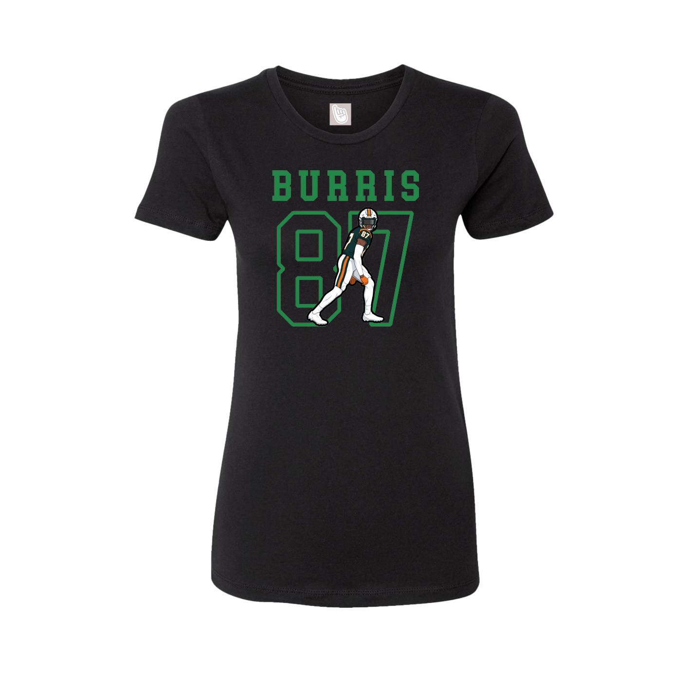 Fitted Women's Tee — Shirsey in Black