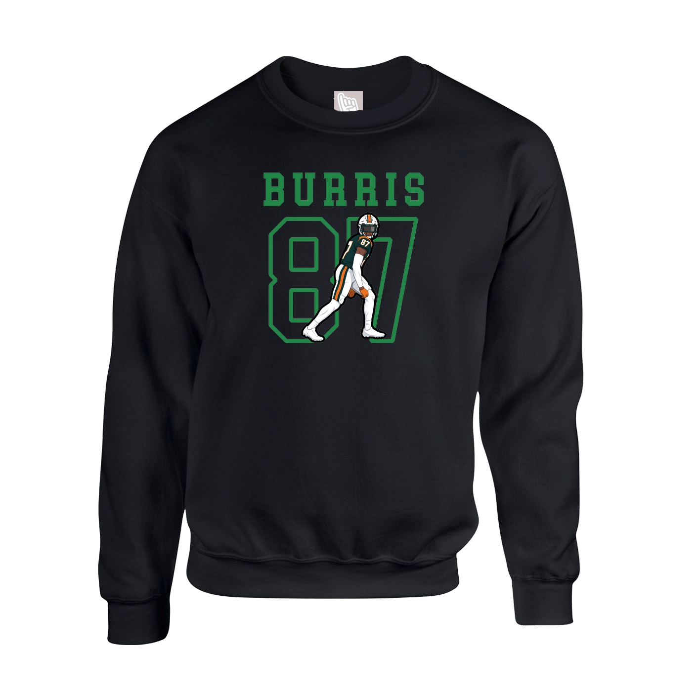 Fleece Crew — Shirsey in Black