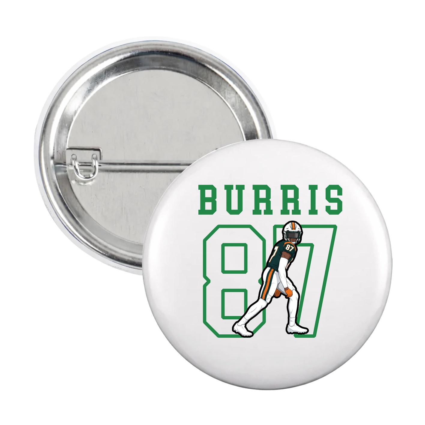 Game Day Button — Shirsey in White