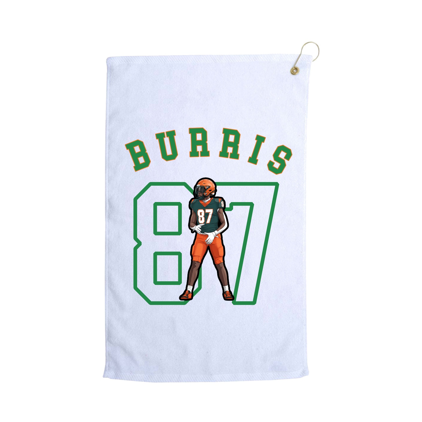 Golf Towel — Shirsey Arch in White